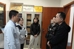 陕西省西安市灞桥区残联、浐灞国际港公共服务局到西安中医脑病医院督导残疾人评定工作