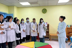 商洛职业技术学院到商洛仁真中医脑病康复医院参观学习
